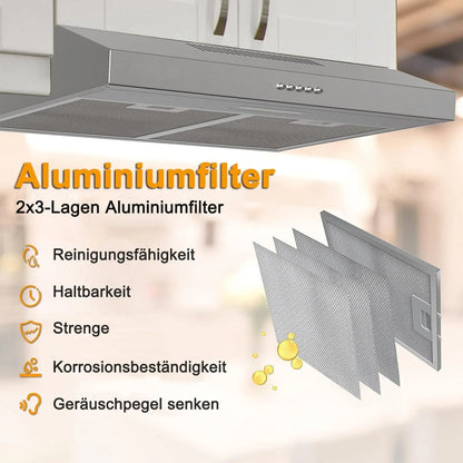 TopStrong 60cm Under-Cabinet Exhaust Air Recirculating  LED Extractor Hood TF2360A3-AC-12