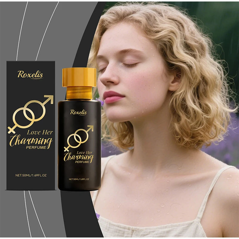 Pheromone Charming Perfume Spray of Man to Attract Woman,Seductive Sandalwood Musk Rose Fragrance Mist,Flirting Dating Scent