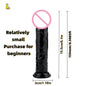 Realistic Soft Jelly Dildo Transparent Suction Cup Strong Grip Flexible Intimate Toy for Women Solo Couple Play