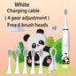 Kids Sonic Electric Toothbrush Rechargeable Smart Timer Colorful Cartoon Teeth Whitening Portable USB Charging  Tooth Brush