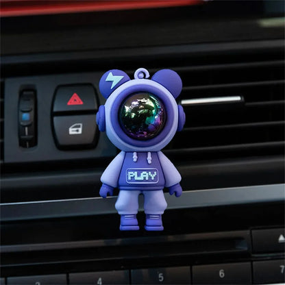 Car Air Outlet Perfume Clip Cartoon Astronaut Air Conditioning Air Outlet Aromatherapy Clip Car Interior Accessories Decoration