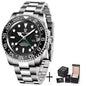 PAGANI DESIGN 2026 40MM Luxury Men GMT Automatic Machinery Watch Ceramic Bezel Jubilee Strap Sapphire Waterproof Watches for men