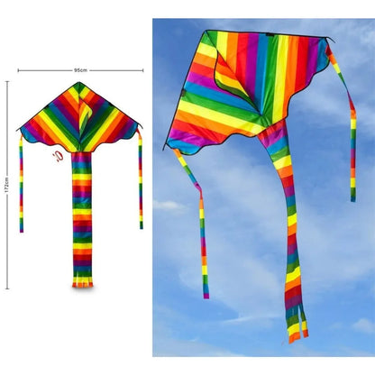 Outdoor Kites, Flying Kites, Triangular Kites with 100m Kite String, Outdoor Flying Tools, Ideal for Summer Outdoor Activities and Camping