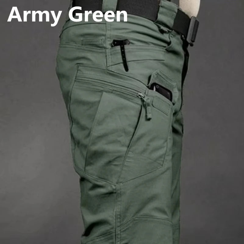 Tactical Cargo Pants Men Outdoor Waterproof SWAT Combat Military Camouflage Trousers Casual Multi Pocket Male Work Joggers