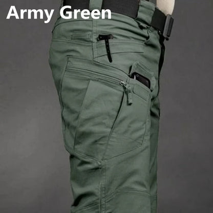 Tactical Cargo Pants Men Outdoor Waterproof SWAT Combat Military Camouflage Trousers Casual Multi Pocket Male Work Joggers
