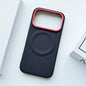 For iPhone 17 Pro Max 17 Air Case Luxury Magnetic Soft TPU+Nylon Woven Leather Back Anti-Fingerprint Cover for iPhone 17