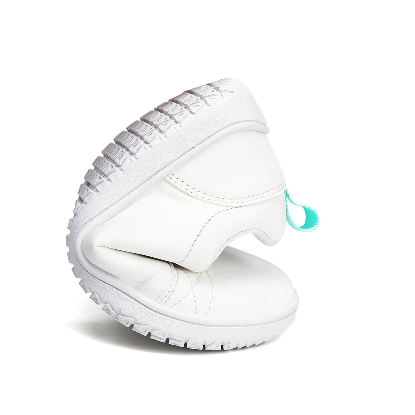 Boys Girls Barefoot Shoes Kids Wide Toe Minimalist Fashion Sneakers Lightweight Hook Loop Artificial Leather Walking Flats