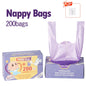 Portable Nappy Bags Disposable Scented Leak-proof Odor Removing Garbage Bag for Feminine Products Diaper Disposal Pet Waste Bags