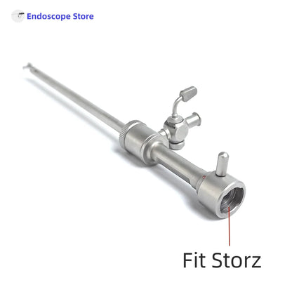 Medical Brow Lift Surgery(Upturned) Rigid Endoscope Sheath with Hole 4mmx175mm 30 degree Beauty Hospital Veterinary