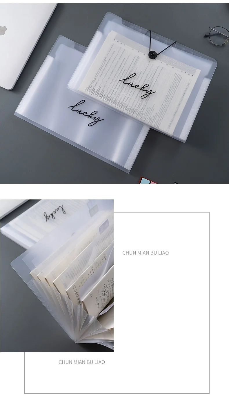 A4 folder Organ bag Test paper storage bag Archive folder Multilayer subject classification file bag