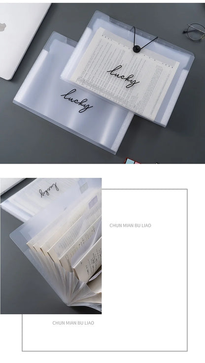 A4 folder Organ bag Test paper storage bag Archive folder Multilayer subject classification file bag