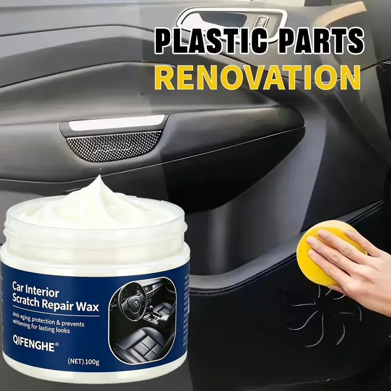 Automotive Interior Maintenance Wax Scratch Restorer Anti Aging Care Agent for Car Leather Plastic Parts