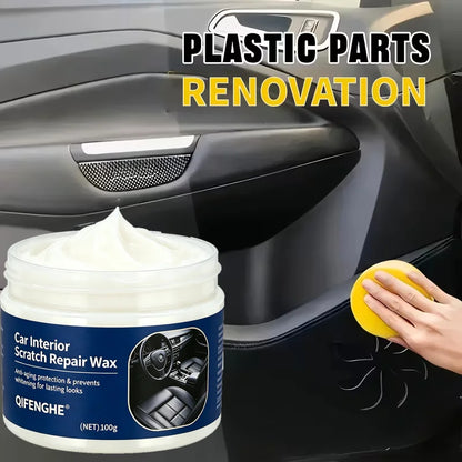 Automotive Interior Maintenance Wax Scratch Restorer Anti Aging Care Agent for Car Leather Plastic Parts