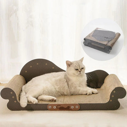 Wholesale Corrugated Paper Scratcher Cat Sofa Bed