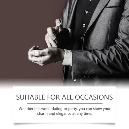 Roxelis Whiskey Scent Perfume Exude Elegance Lasting Charm Boost Confidence Light Fragrance Level Fragrance Spray for Men 50ml