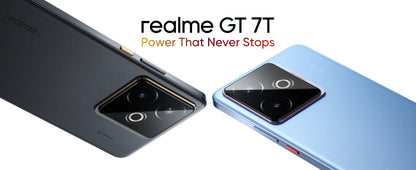 realme GT 7T Smartphone 5G MediaTek 8400-MAX 7000mAh Titan Battery 120W Ultra Charge 6.8'' 120Hz Display EU Version NFC
