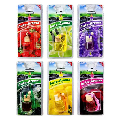 Car Fragrance Air Freshener Pendant, Individually Packaged, Creative Car Aroma Hanging Decoration, Long-Lasting Fresh Scent, For
