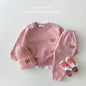 Fashion Toddler Baby Boys Girl Fall Clothes Sets Baby Girl Clothing Set Kids Sports Bear Sweatshirt Pants 2Pcs Suits Outfits