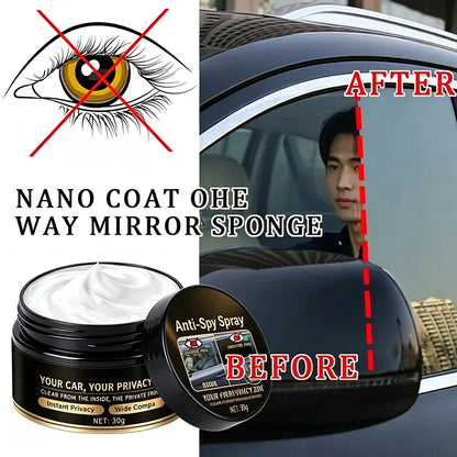 See Out Clearly, Stay Invisible Outside – Professional Cleaning Paste For One-Way Privacy Glass, Removes Dirt And Stains