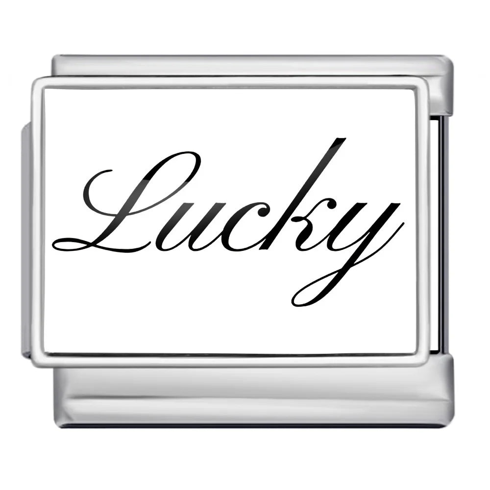2025 Exquisite Angel Pattern Elastic Italian Charm Chain Suitable for 9mm Stainless Steel Modular Bracelet DIY Jewelry