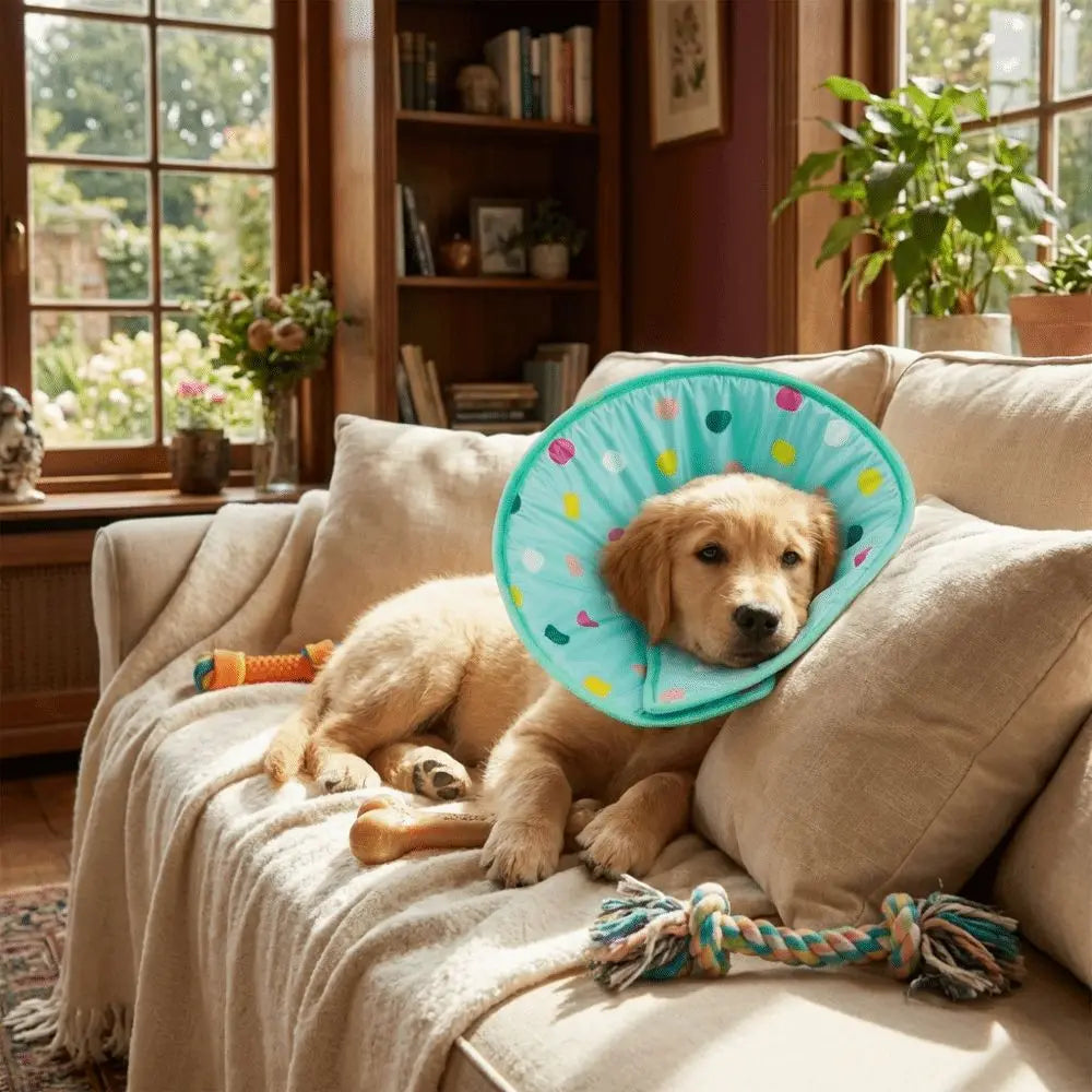 Anti Licking Pet Elizabethan Collar Soft Comfortable Cat Protective Collar Breathable Anti Scratch Anti Bite Collar