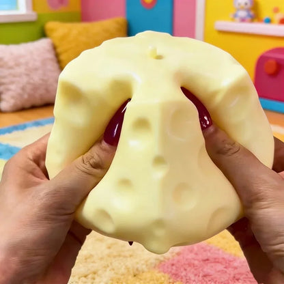 5CM Cheese Squeeze Toy Extra Large Size Cheese Squishy Fidget Toys Slow Rebound Shapeable Venting Ball for Adults Gifts 2026 New