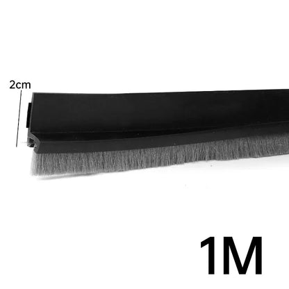 Door Sealing Strip Self-adhesive Door Bottom Gap Filling Sealing Strips Insect Proof Brush Strip Windproof Soundproof Door Tape