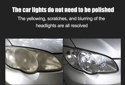 Car Headlight Restoration Polishing Kits Headlamp Scratch Remover Repair Cleaning Paste Remove Oxidation Headlight Polish Liquid