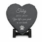 Personalized Cat Dog Memorial Plaque Custom Photo Slate Stone Pet Loss Sympathy Gift Garden Decor Remembrance Stone with Name