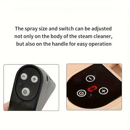 2500W High Pressure Steam Cleaner High Temperature Washing Machine for Home Air Conditioner Kitchen Hood Car Floor Cleaning Use, Basic Mechanical 1600W