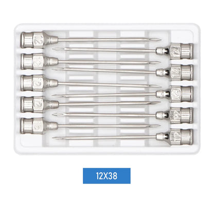 1-10Ml Automatic Veterinary Continuous Syringe / 10Pcs Needles Adjustable Animal Vaccine Injection Livestock Pig Cattle Sheep