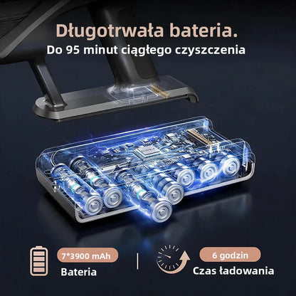 COTIAR V30 PRO 75kPa 800W Cordless Vacuum Cleaner Strong Suction 95 Mins Runtime Handheld Home Appliance Portable Removable Battery