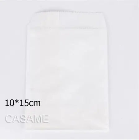 50 Pcs Red Blue Green Thank You Kraft Paper Bags Cute  Happy Birthday Gift Pouch Retro Party Favor Bag Candy Cookie Supplies