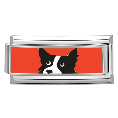 Y2K Red Pink Heart Dog Cat Flowers Italian Charm Link Fit 9mm Stainless Steel Jewelry DIY Making Bracelets For Gifts