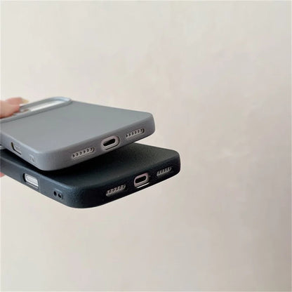 17 Case Leather Skin Soft TPU Cover for iPhone Air 16 Plus 14 12 13 15 16E 11 Pro Max Shockproof Phone Funda Capa Coque