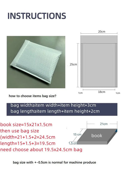 NOT THICK yellow Color Small Big Bubble Bags for Pack Envelope Mail Bag Bubble Mailer for Small Business Packaging Shipping Wrap