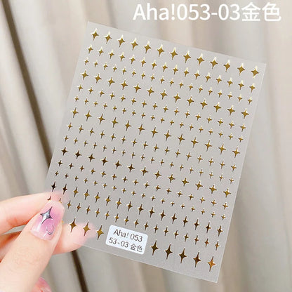 1sheet 3D Sweet Cherry Fruit Nail Art Stickers Summer Peach/Lemon/Star/Moon Nail Decals 8*10cm Adhesive Red Cherry Nail Decor %$