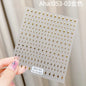 1sheet 3D Sweet Cherry Fruit Nail Art Stickers Summer Peach/Lemon/Star/Moon Nail Decals 8*10cm Adhesive Red Cherry Nail Decor %$
