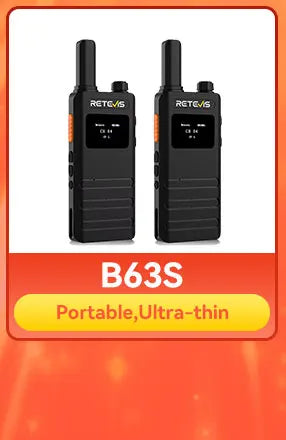 Retevis RT622 Mini Walkie Talkie 2pcs PMR446 Portable Two-way Radio PTT Walkie Talkies Communication Radio for Restaurant Hotel