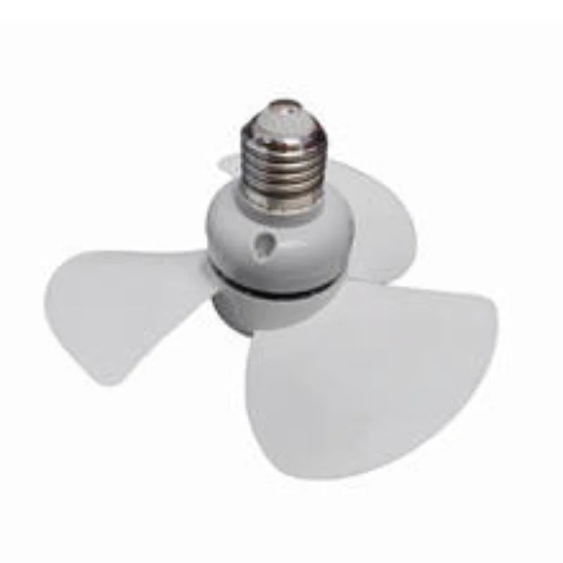 Indoor Ceiling Fan With E27 Screw Base Brushless Motor Providing Quiet Efficient Air Movement Lamp Socket Fan 14CM Compact Size