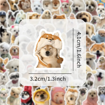 103 Pcs Cute Dog Stickers - Adorable Decals for Journals, Phone Cases, Water Bottles & DIY Crafts LanLanStickersWorld
