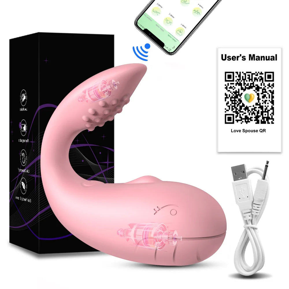 Wireless Bluetooth APP Vibrator Egg for Women Clit Clitoris Stimulator Wearable G Spot Vibrating Female Love Egg Adult Sex Toys