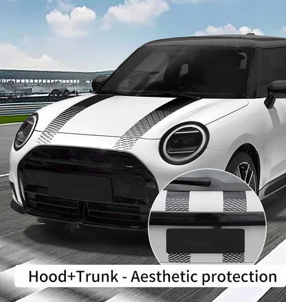 Car Engine Hood Vinyl Trunk Decal Stickers For Mini Cooper F56 F60 F55 F54 R56 R60 F65 F66 U25 J01 Countryman Car Accessories