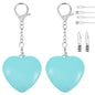 1/2/4Pcs Handbag Night Light Heart-Shape Purse Light LED Automatic Sensor Rechargeable Touch Wallet Tote Bag Mini Light Keychain