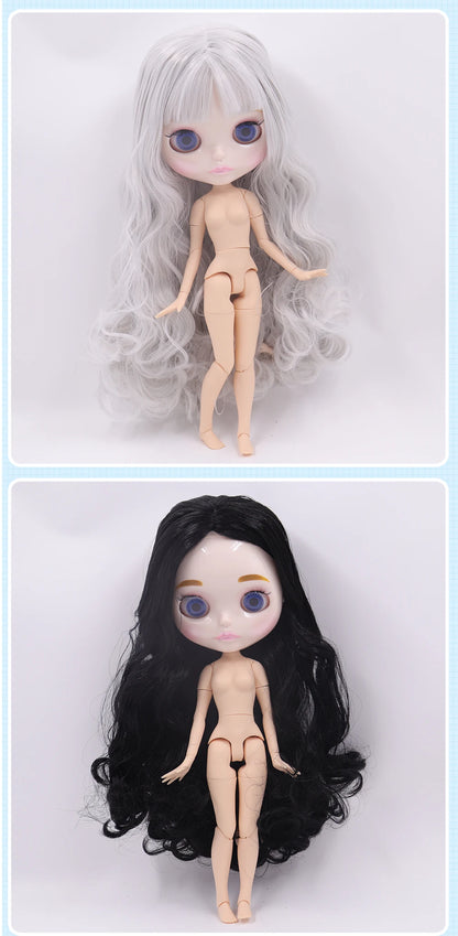 ICY DBS Blyth Doll 1/6 Joint Body 30CM BJD toys Natural shiny face with extra hands AB DIY Fashion Dolls girl gift