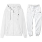Autumn and Winter 2025 new Men's sportswear set, a fashionable outdoor zipper warm men's casual sweatshirt + pants 2-piece set