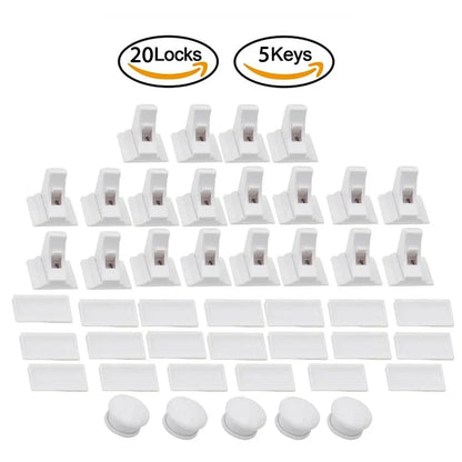 No Drills, No Tools Required - Our Magnetic Child Safety Locks are Easy to Install and Perfect for Cabinets and Drawers