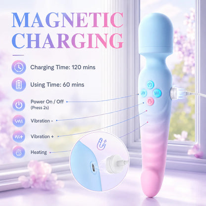 3 IN 1 Dildos G Spot Vibrator For Woman AV Machine Magic love Wand Clitoris Stimulator Female Vagina Massager Adults Sex Toys