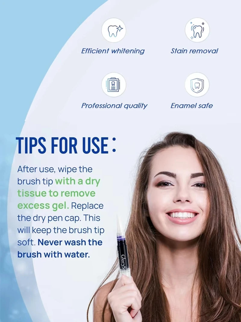 Magical Purple Teeth Whitening Pen Freshing Breath Oral  Deep Cleaning Stain Removal Dentifrice Teeth Cleaning Essence Oral Care