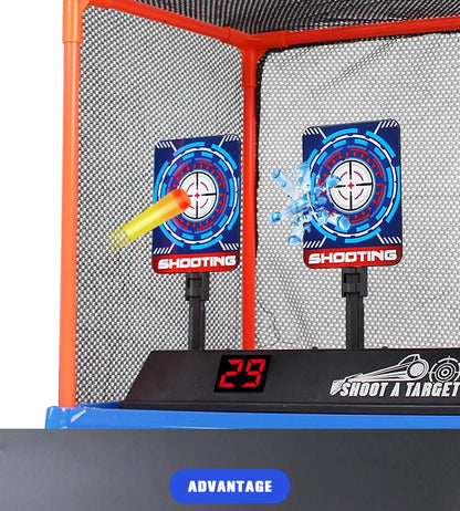 Targets for Nerf Guns Auto Reset Electric Shooting Target Accessories Kids Sound Light Shooting Game Toys High Precision Scoring